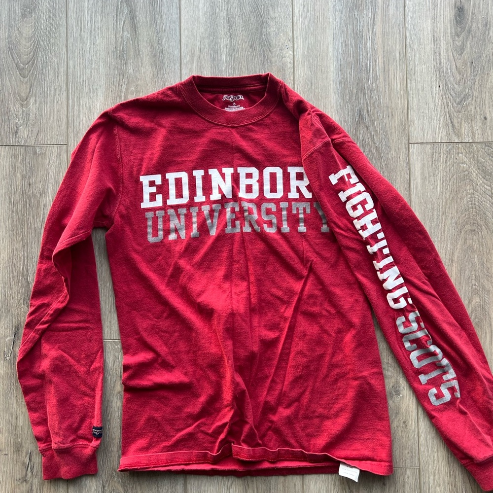 Edinboro university red long tee